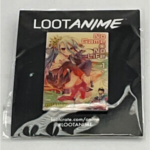 Loot Crate Anime Collector Pin NEW No Game No Life Yuu Kamiya 2012